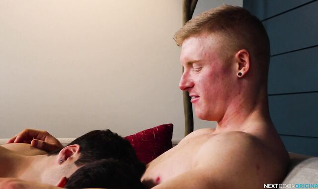 Next Door Studios: Tatted dark-haired loves real lovemaking