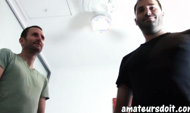 AmateursDoIt: Cock-squeezing Mason gargles Tai Blake massive pipe