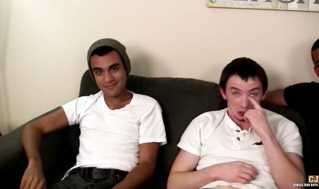 Circle Wank Guys: 3 Edible Spunk Shots Fired Off