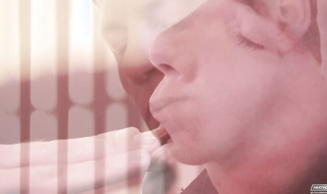 nextdoorstudios: Condom-free blessing as trio guys collide