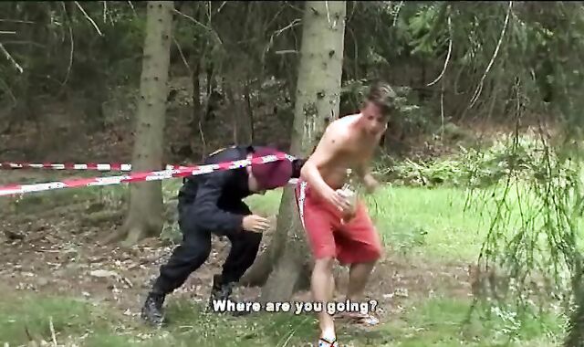 Cops Instruct Thomas the Art of Wet Caboose-Plumbing