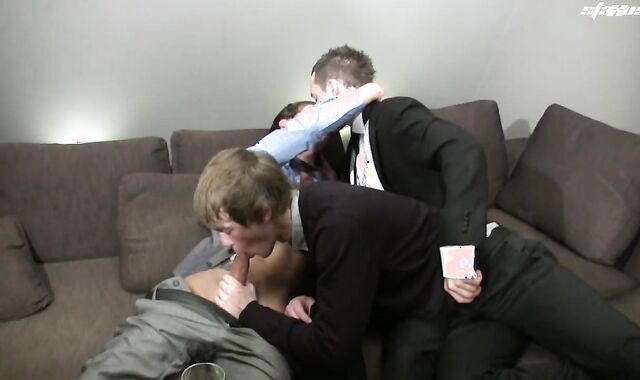Unspoiled Fun as the Yam-sized Studs Take Each Other On