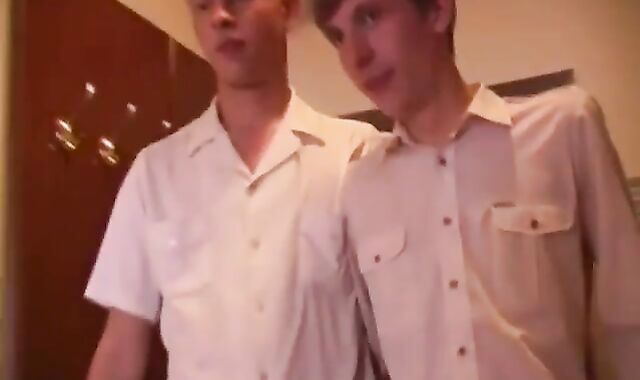four teenies In Motel Bedroom