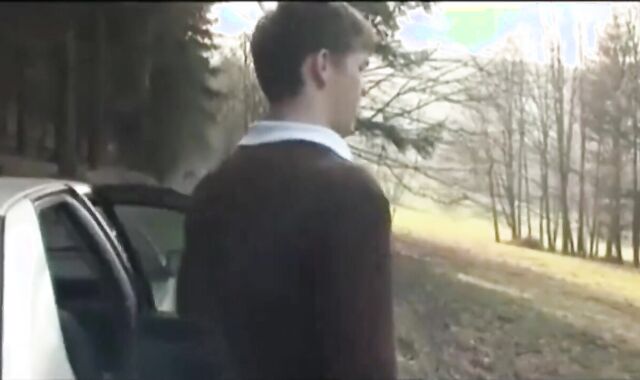 Trio boys In Woods
