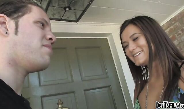 Demon's Film: Cece Stone Gulps 2 Popshots at Once