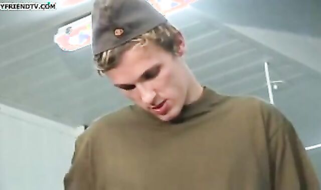 Army boyz Three-way shagging