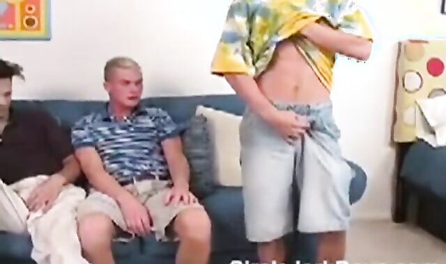 Circle Jack Dudes: Zack Gets Caked in Spunk Shots