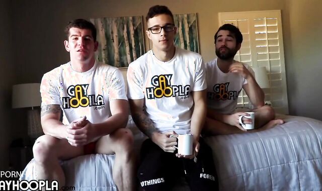 humungous man sausage Actor Jayden Has A fleshy Morning threeway With allies