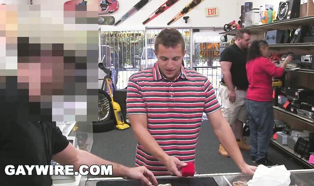 gay PAWN - youthfull str8 platinum-blonde twink Has gay three way For Bail money