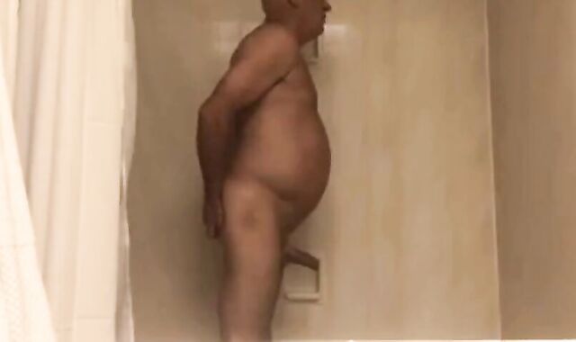 Grandpa's Morning Wood Shower