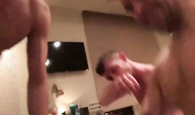 huge CMen Threesome On webcamera