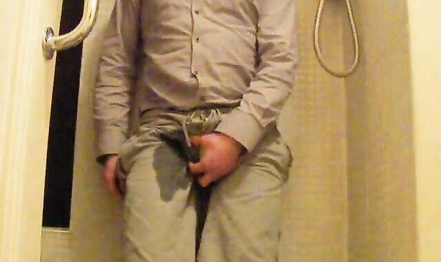 Enjoy The Way those apparels Switch Colour As They receive peed On And insatiable, I Tear My Briefs As I masturbate off