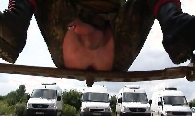 plowing Himself On A Trailer Hitch Leads To A three