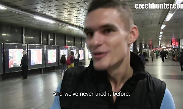 2 Czech twinks caught into money trap