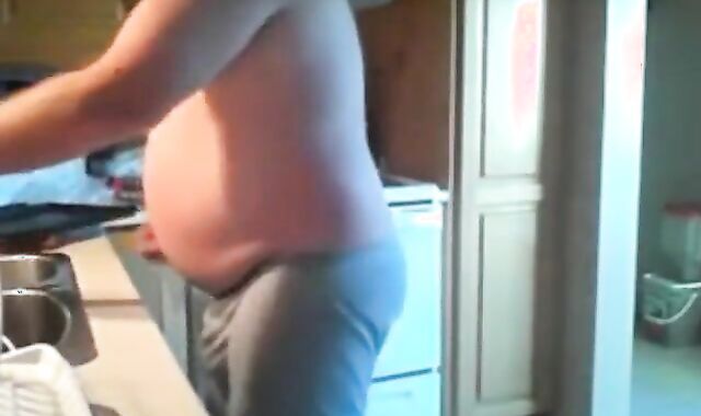Bear Daddy Gets Pantsed by His Man on Webcam