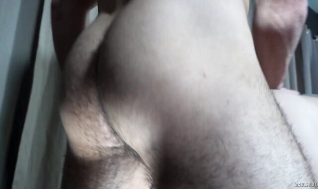 Activeduty: Tatted & muscly black-haired John no condom three-way