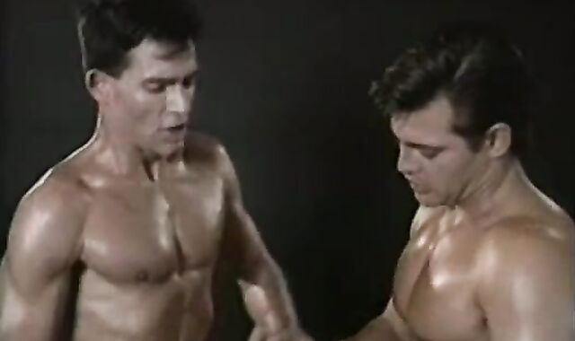trio-some with Jeff Stryker
