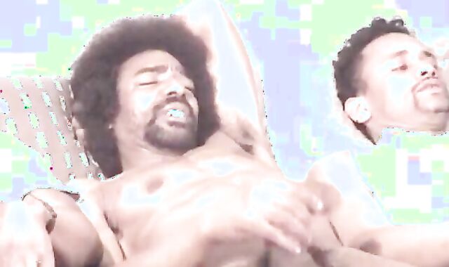 Trio masculines See Each Other Fapping jizz-shotguns And acquire Off
