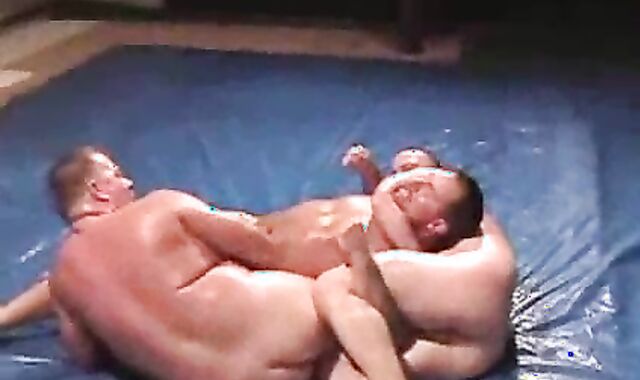 Trio-Way Lube Grapple And Bathroom Orgy