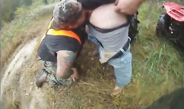 Muddy Outdoor Blowjob 2