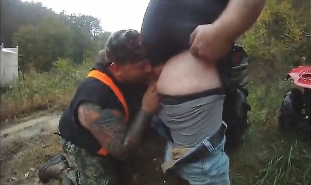 Muddy Outdoor Blowjob 2