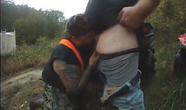 Muddy Outdoor Blowjob 2