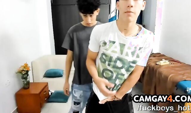 three-way Of faggot allies Wank His ten-Pounder