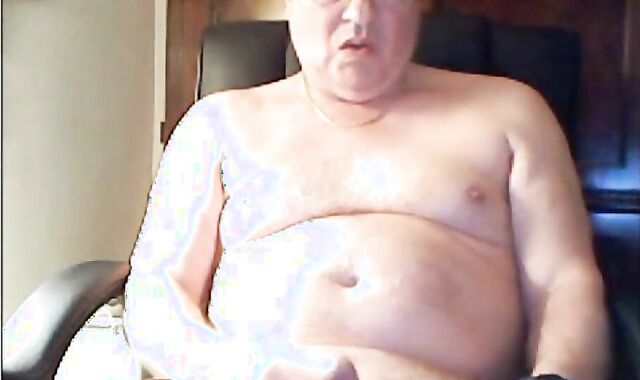 Grandpa Cums, Tastes It on Cam