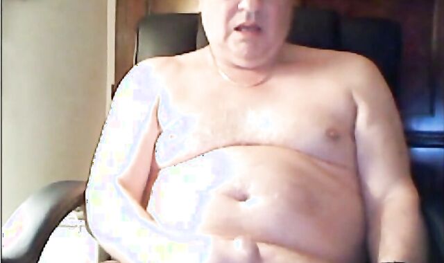 Grandpa Cums, Tastes It on Cam