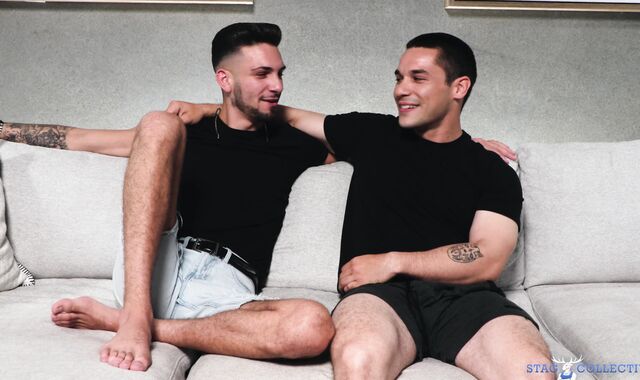 Stag Shared: Liam's Bulky Hips Clutch Andrew Cock-squeezing