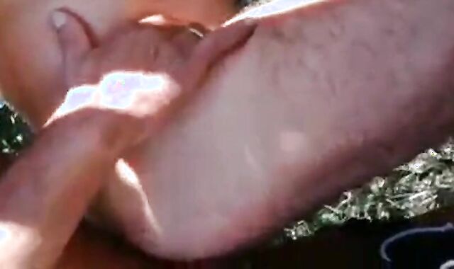 Big-Cock Daddy Loves Foreskin Outdoors 2