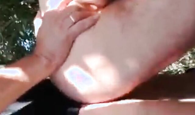 Big-Cock Daddy Loves Foreskin Outdoors 2