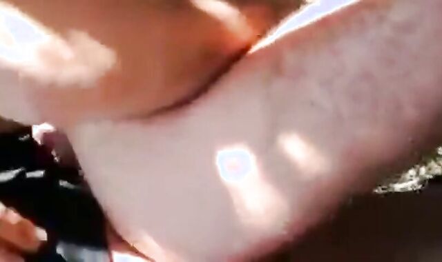Big-Cock Daddy Loves Foreskin Outdoors 2