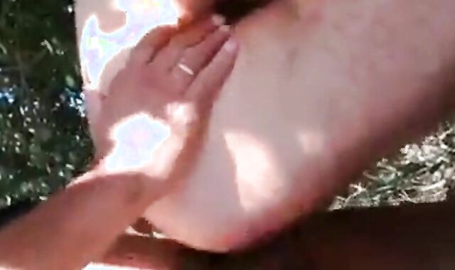 Big-Cock Daddy Loves Foreskin Outdoors 2