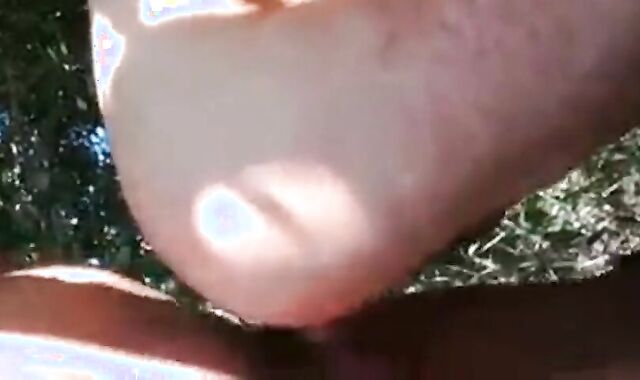 Big-Cock Daddy Loves Foreskin Outdoors 2