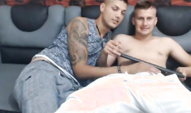 2 Beatiful heterosexual Romanian nubiles Go homo first-ever Time
