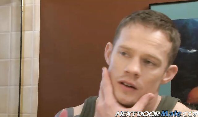 Next Door Masculine: Shane's Gloppy Venture in Couch