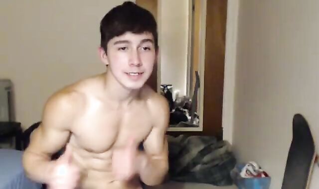 super-sexy Muscle Teddy On webcamera 7