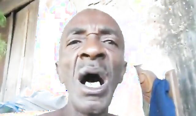 Big-Cock Daddy Plays Alone Outside