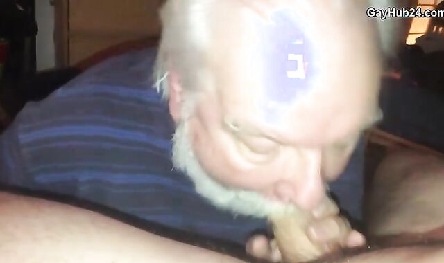 GayHub24.com - Dad hankers ball testicle tonic