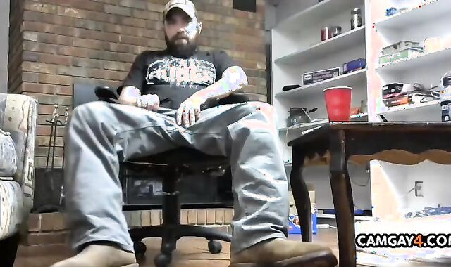 senior Bearded Wanks In camera