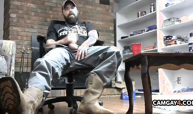 senior Bearded Wanks In camera