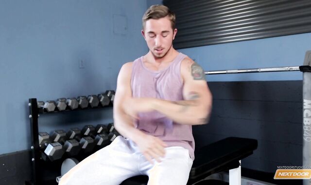NextDoorMale - Rigid stuffing with pierced euro homo Chris