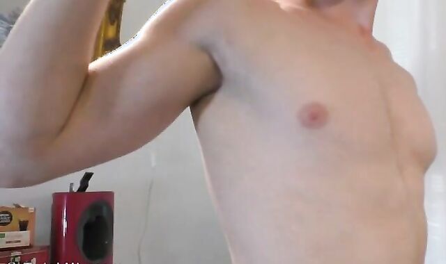 Slick muscled teenage