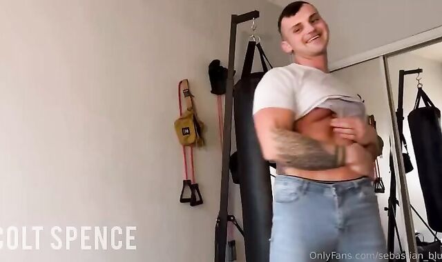 Tatted dude drilled & Bred By His Draped Stepbro