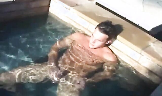 Next Door Masculine: Stretching his Semen: Trystan's Douche Showcase