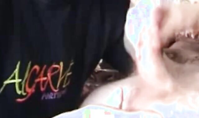 Older man gives an amazing blowjob to a big cock 2