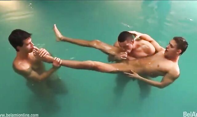 3-some At Bathhouse Part 1