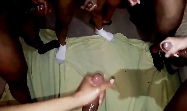 Black Men with Big Cocks Cumming Together 4