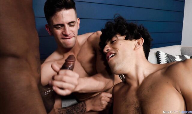 Next Door Friends: Dark haired delves shagging firm